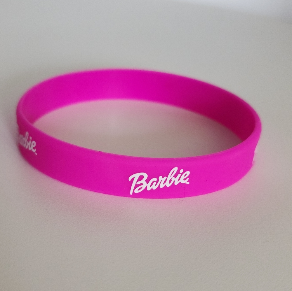 💕Pink BARBIE bracelet New!